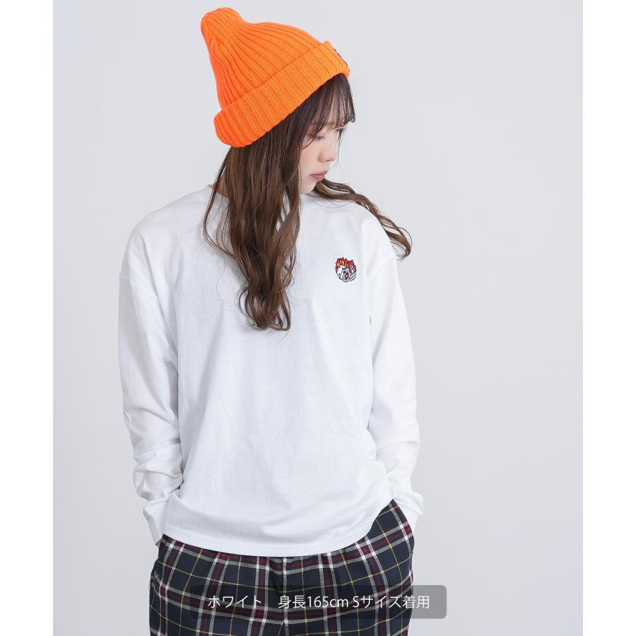 長袖Tシャツ メンズ SIDEWAY STANCE サイドウェイスタンス オリジナル ワンポイント 刺しゅう ロンT カットソー ファイヤー ダイス スケーター | improves | 10