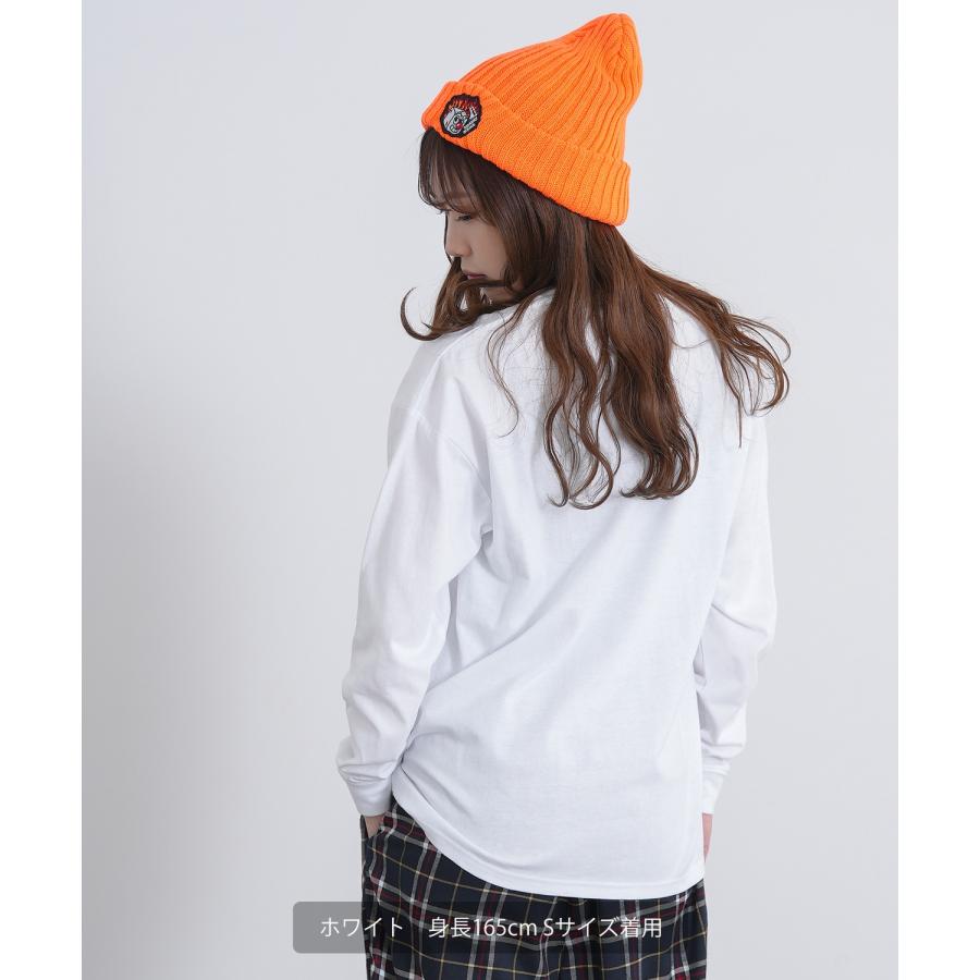 長袖Tシャツ メンズ SIDEWAY STANCE サイドウェイスタンス オリジナル ワンポイント 刺しゅう ロンT カットソー ファイヤー ダイス スケーター | improves | 11