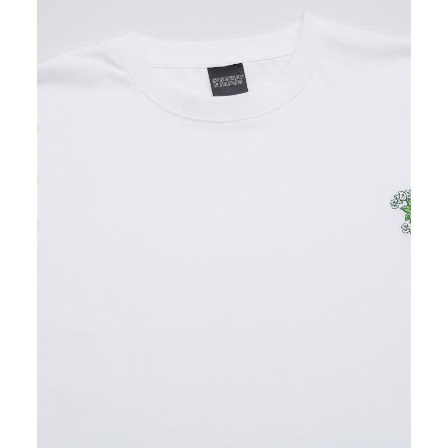 長袖Tシャツ メンズ SIDEWAY STANCE サイドウェイスタンス オリジナル ワンポイント 刺しゅう ロンT カットソー ヘンプリーフ スケーター | improves | 22