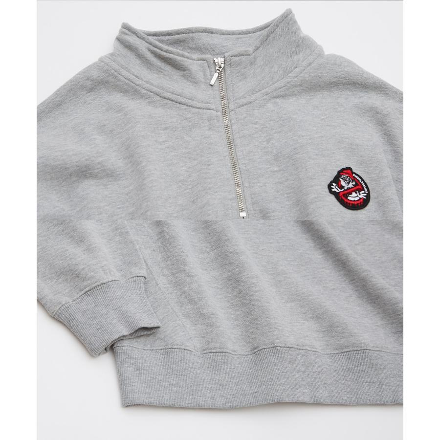 トレーナー メンズ  SIDEWAY STANCE サイドウェイスタンス オリジナル ワッペン刺しゅう ハーフジップ 裏毛スウェット 大きめ アメカジ スケーター ストリート | improves | 34