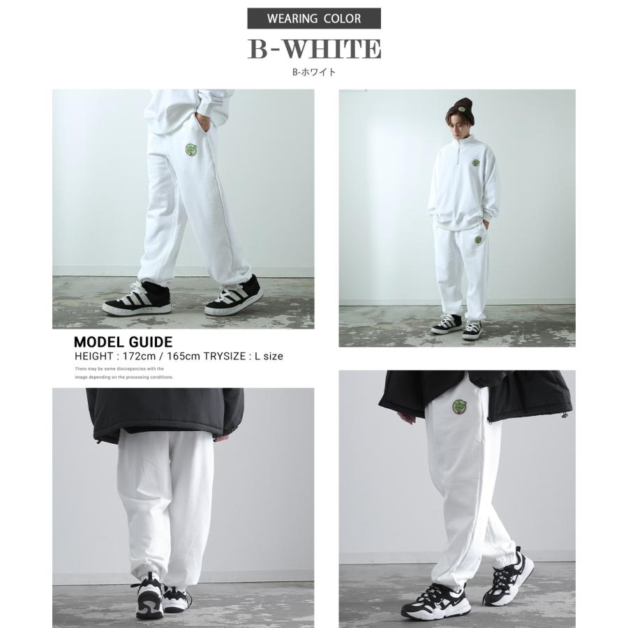 スウェットパンツ メンズ SIDEWAY STANCE サイドウェイスタンス オリジナル ワッペン刺しゅう 裏毛 ジョガーパンツ アメカジ スケーター ストリート 韓国 | improves | 21