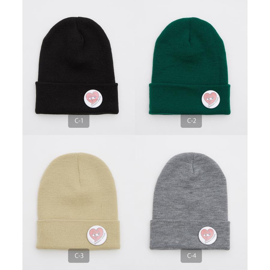 缶バッジ付き ニット帽 メンズ SIDEWAY STANCE サイドウェイスタンス ニットキャップ ニット帽子 ビーニー 無地 アメカジ カジュアル スケーター ストリート | improves | 31