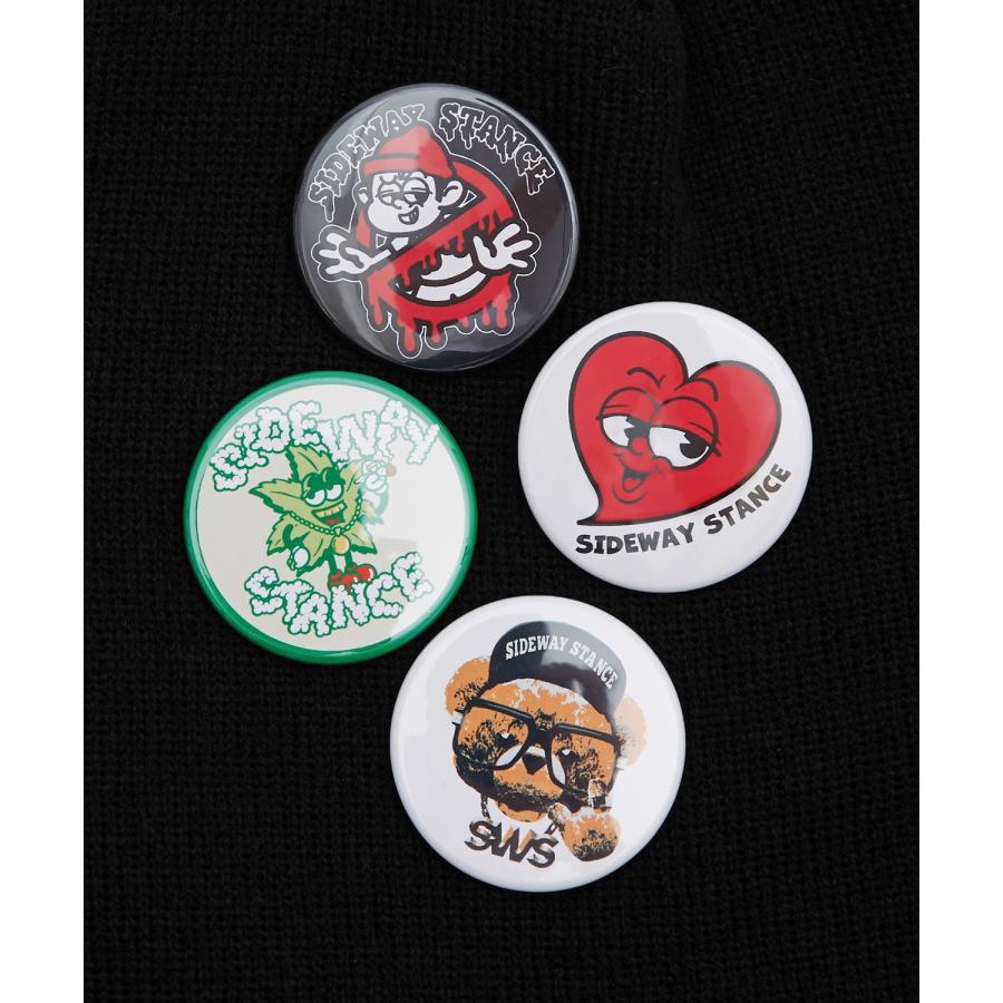 缶バッジ付き ニット帽 メンズ SIDEWAY STANCE サイドウェイスタンス ニットキャップ ニット帽子 ビーニー 無地 アメカジ カジュアル スケーター ストリート | improves | 33