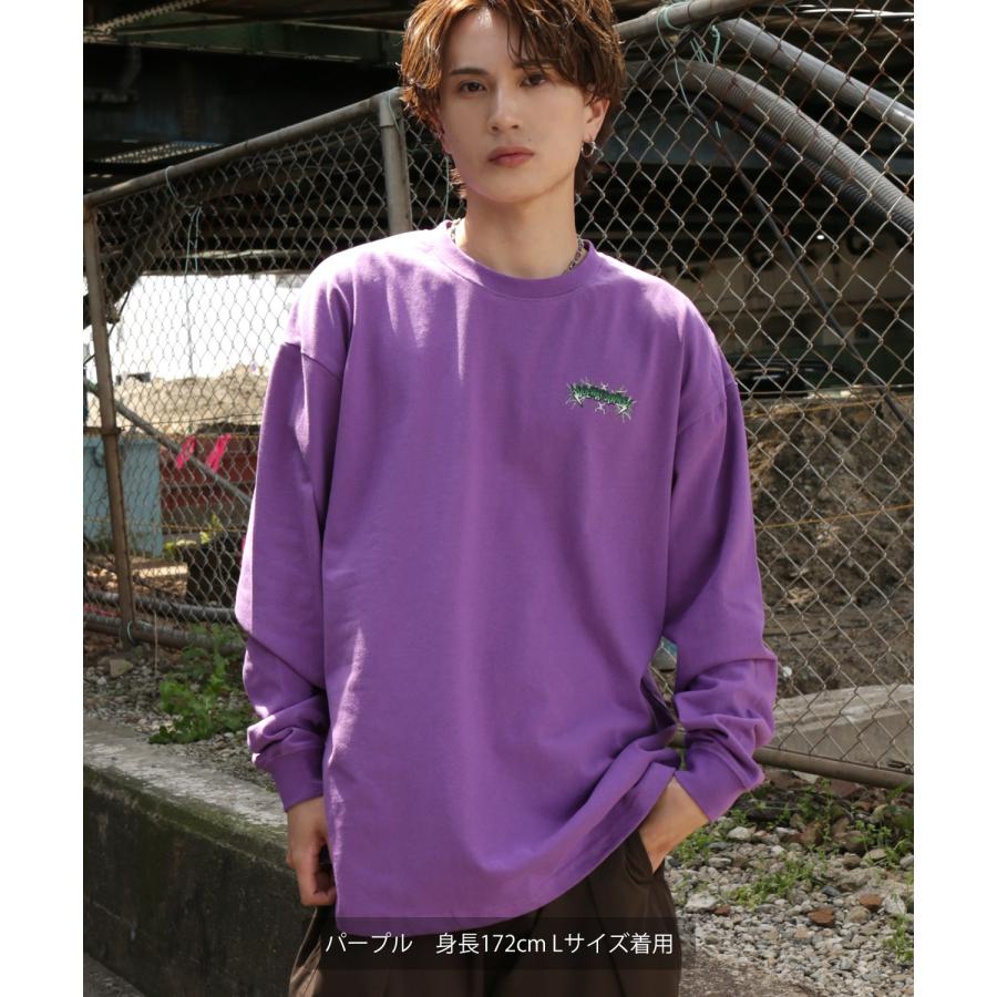 長袖Tシャツ メンズ SIDEWAY STANCE サイドウェイスタンス オリジナルプリント サンダーノーウェイ グラフィック ロンT 大きめ アメカジ スケーター ストリート | improves | 16