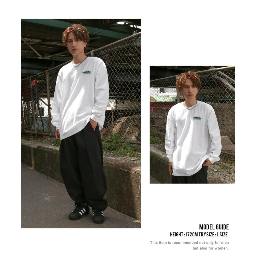 長袖Tシャツ メンズ SIDEWAY STANCE サイドウェイスタンス オリジナルプリント サンダーノーウェイ グラフィック ロンT 大きめ アメカジ スケーター ストリート | improves | 08