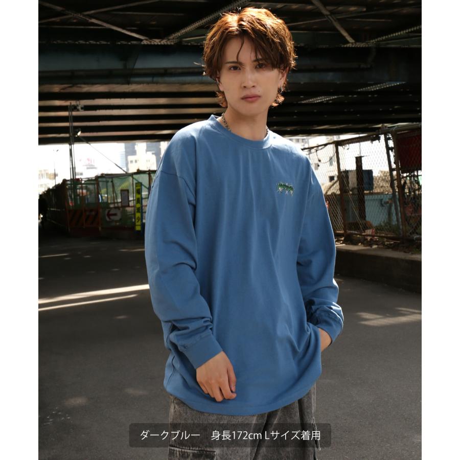 長袖Tシャツ メンズ SIDEWAY STANCE サイドウェイスタンス オリジナルプリント サンダーノーウェイ グラフィック ロンT 大きめ アメカジ スケーター ストリート | improves | 12