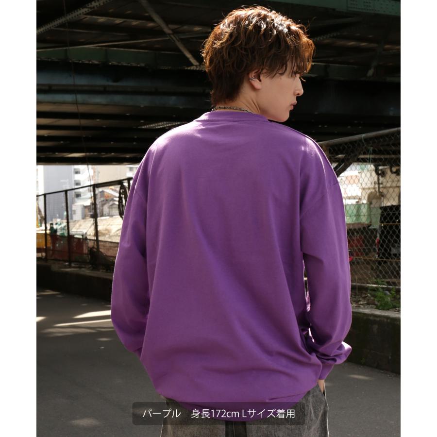 長袖Tシャツ メンズ SIDEWAY STANCE サイドウェイスタンス オリジナルプリント 発泡ハート グラフィック ロンT 大きめ アメカジ スケーター ストリート | improves | 18