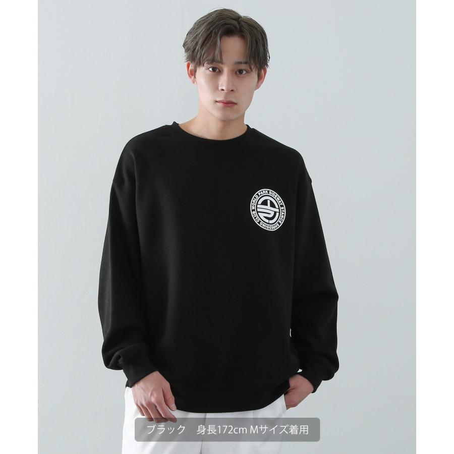 トレーナー メンズ レディース SIDEWAY STANCE サイドウェイスタンス オリジナルプリント グラフィック スウェット ロゴサークル オーバーサイズ | improves | 03