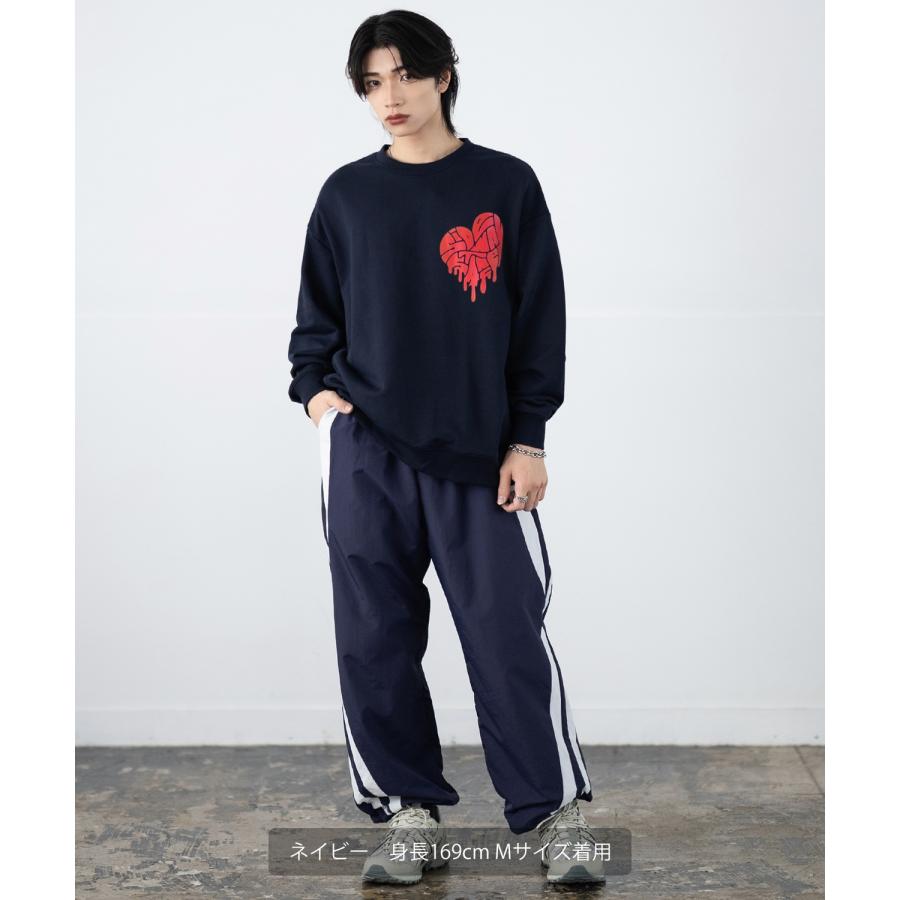 トレーナー メンズ レディース SIDEWAY STANCE サイドウェイスタンス オリジナルプリント グラフィック スウェット ドリップハート オーバーサイズ | improves | 18