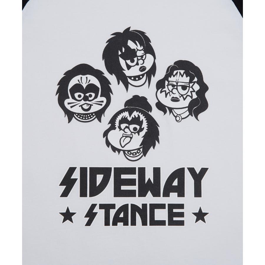 長袖Tシャツ メンズ SIDEWAY STANCE サイドウェイスタンス オリジナルプリント メタル グラフィック ロンT ラグラン 大きめ アメカジ スケーター ストリート | improves | 14