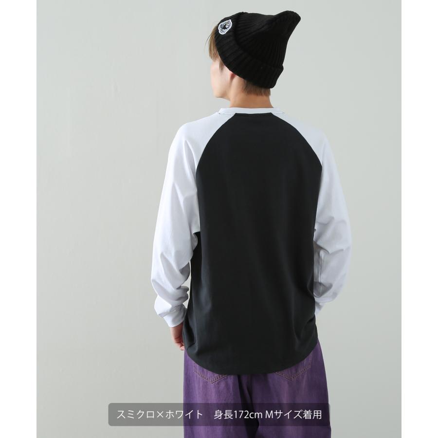 長袖Tシャツ メンズ SIDEWAY STANCE サイドウェイスタンス オリジナルプリント メタル グラフィック ロンT ラグラン 大きめ アメカジ スケーター ストリート | improves | 05