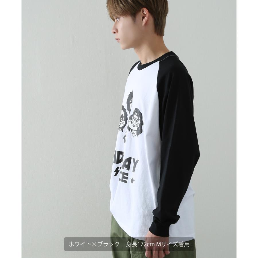 長袖Tシャツ メンズ SIDEWAY STANCE サイドウェイスタンス オリジナルプリント メタル グラフィック ロンT ラグラン 大きめ アメカジ スケーター ストリート | improves | 09