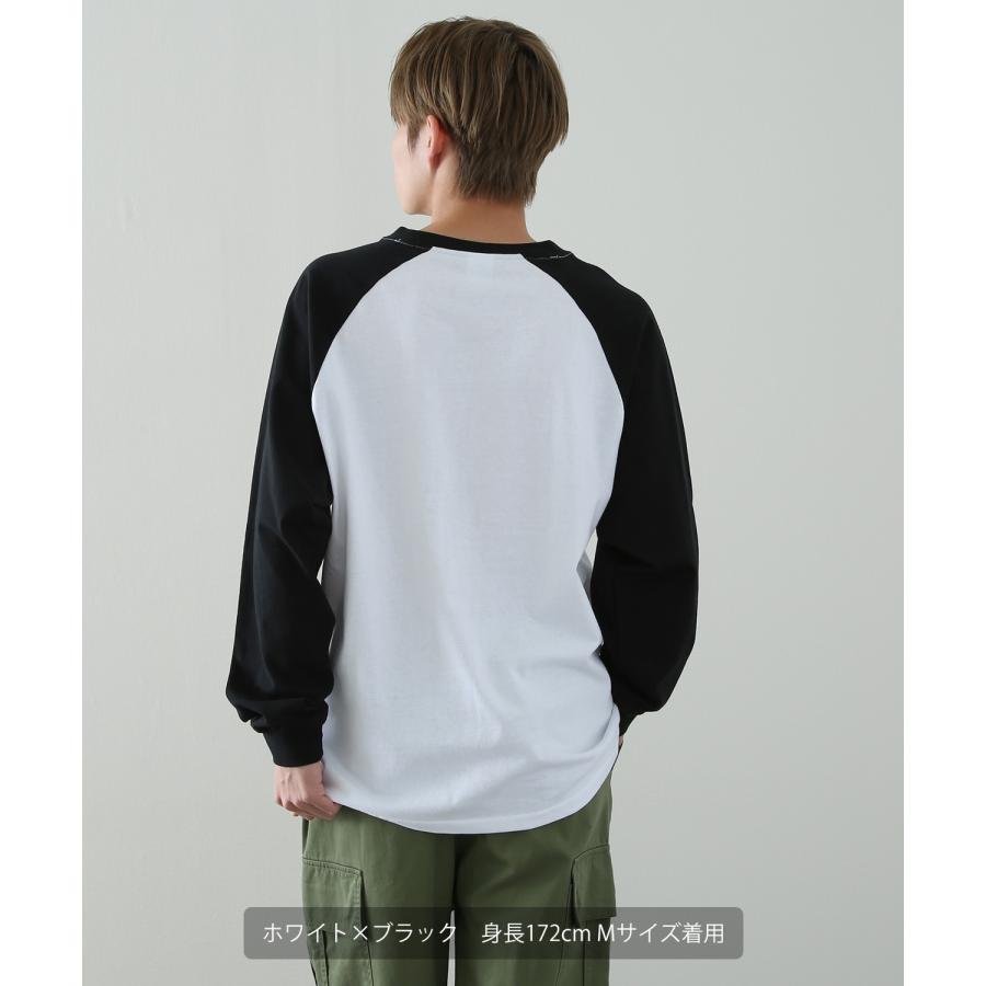 長袖Tシャツ メンズ SIDEWAY STANCE サイドウェイスタンス オリジナルプリント メタル グラフィック ロンT ラグラン 大きめ アメカジ スケーター ストリート | improves | 10