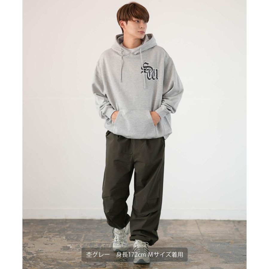 パーカー メンズ SIDEWAY STANCE サイドウェイスタンス オリジナル スウェット SW フォント 刺しゅう オーバーサイズ 大きめ アメカジ カジュアル | improves | 13