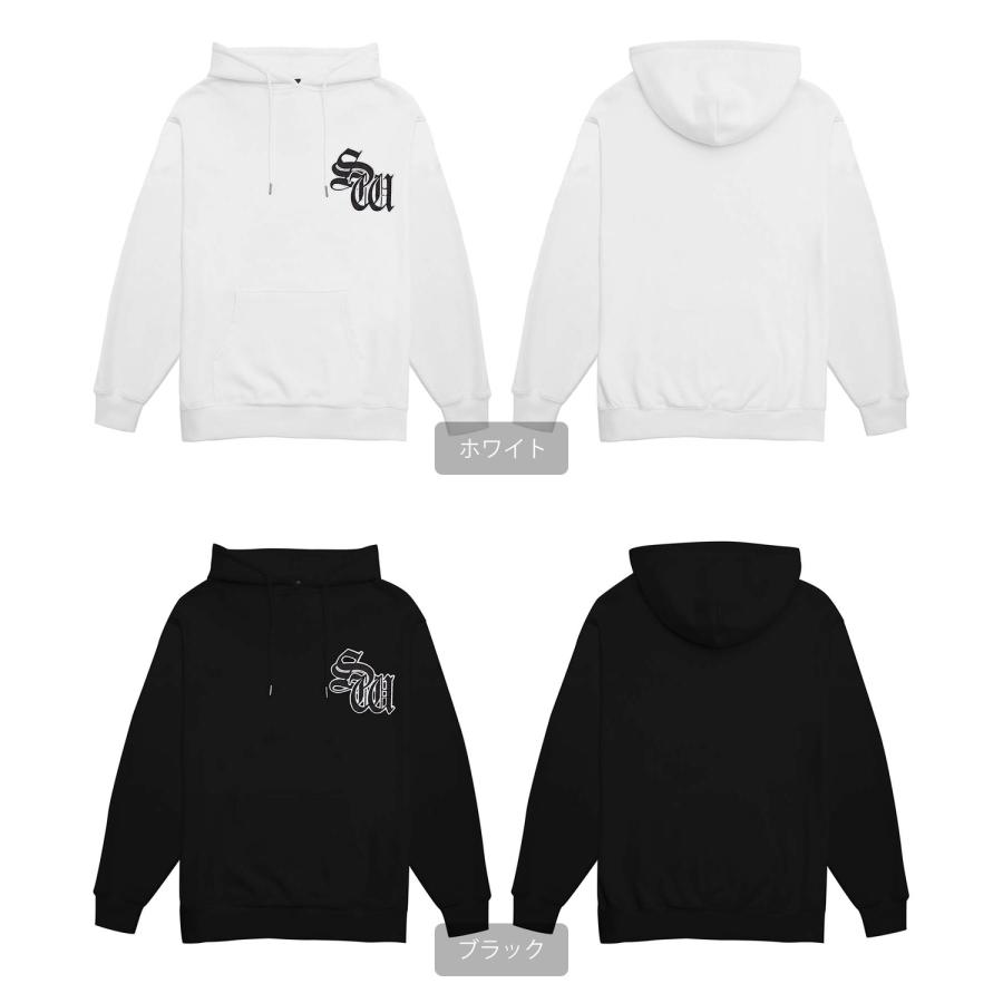 パーカー メンズ SIDEWAY STANCE サイドウェイスタンス オリジナル スウェット SW フォント 刺しゅう オーバーサイズ 大きめ アメカジ カジュアル | improves | 17