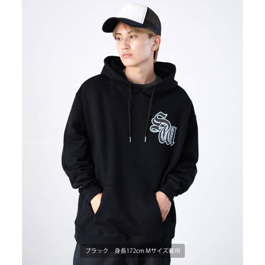パーカー メンズ SIDEWAY STANCE サイドウェイスタンス オリジナル スウェット SW フォント 刺しゅう オーバーサイズ 大きめ アメカジ カジュアル | improves | 07
