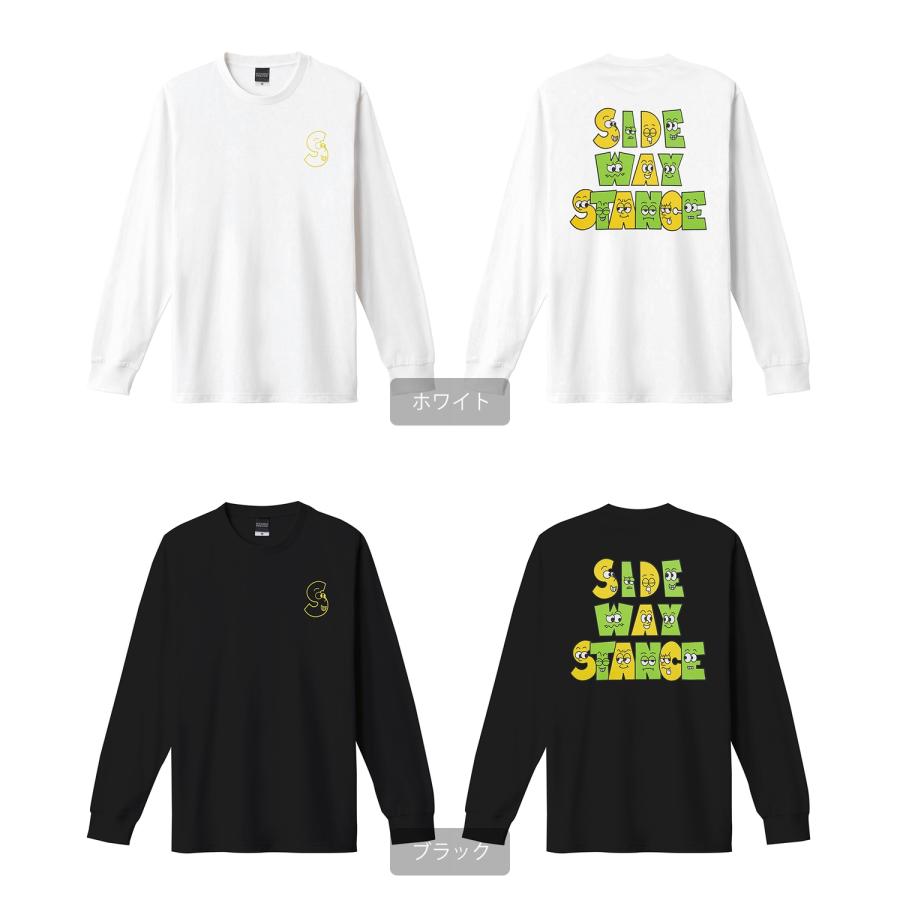 長袖Tシャツ メンズ SIDEWAY STANCE サイドウェイスタンス オリジナルプリント ロゴマスコット グラフィック ロンT 大きめ アメカジ スケーター ストリート | improves | 22