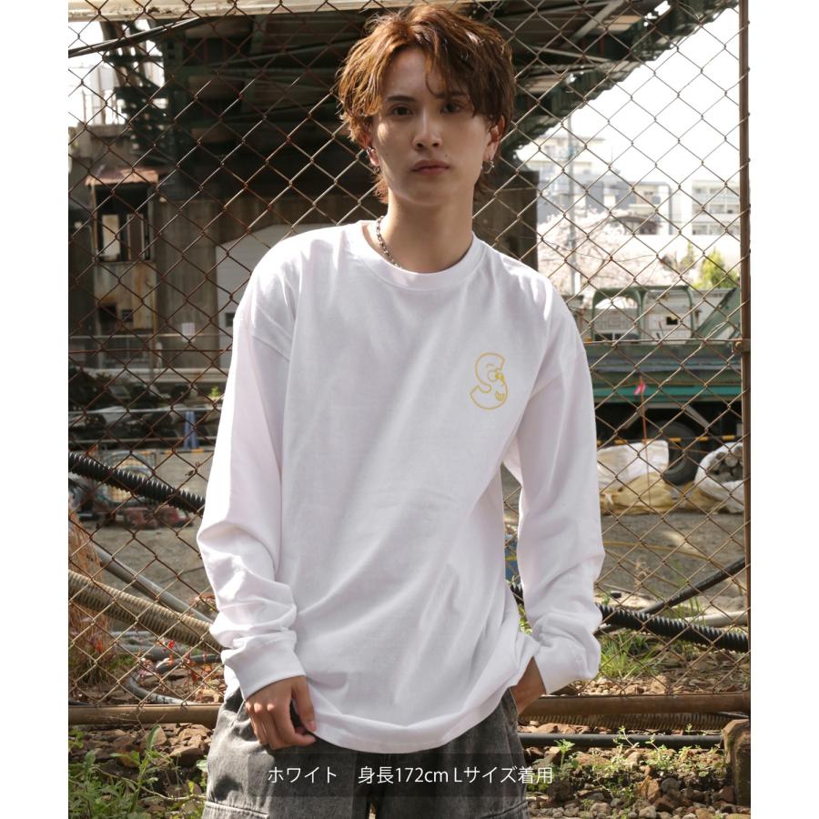 長袖Tシャツ メンズ SIDEWAY STANCE サイドウェイスタンス オリジナルプリント ロゴマスコット グラフィック ロンT 大きめ アメカジ スケーター ストリート | improves | 06