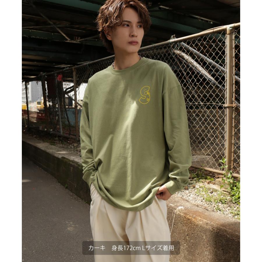 長袖Tシャツ メンズ SIDEWAY STANCE サイドウェイスタンス オリジナルプリント ロゴマスコット グラフィック ロンT 大きめ アメカジ スケーター ストリート | improves | 13