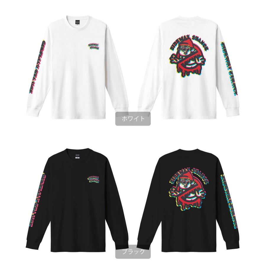 長袖Tシャツ メンズ SIDEWAY STANCE サイドウェイスタンス オリジナルプリント グリッチ NO WAY グラフィック ロンT 大きめ アメカジ スケーター ストリート | improves | 21