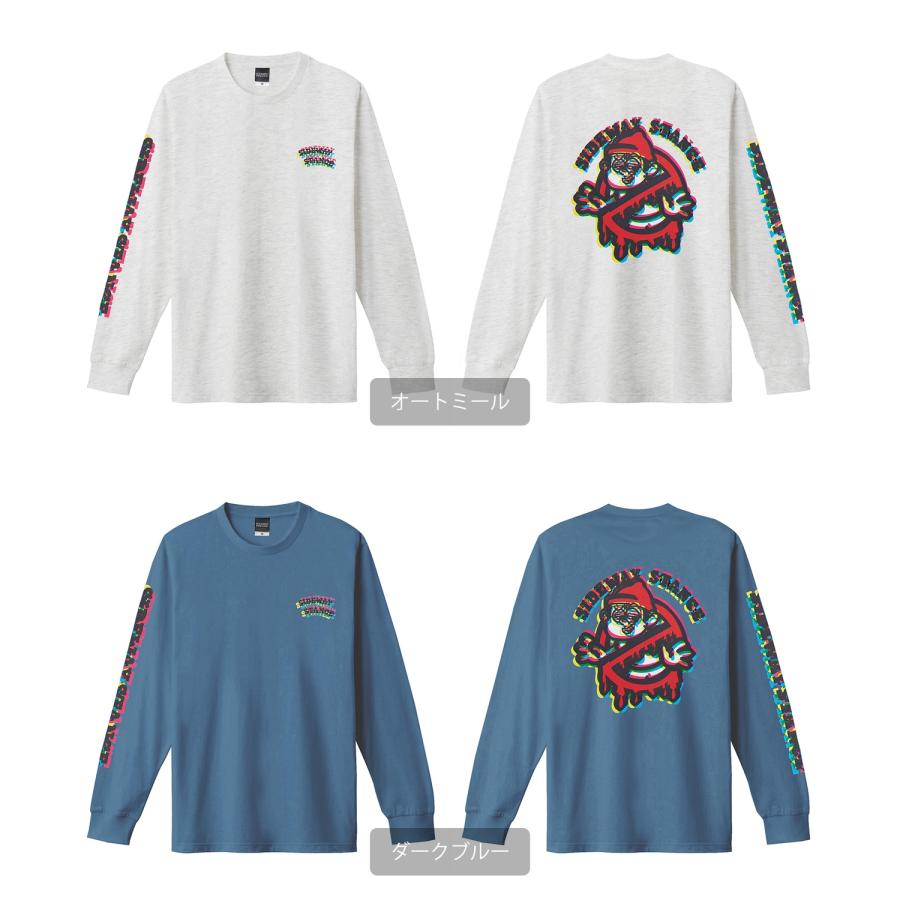 長袖Tシャツ メンズ SIDEWAY STANCE サイドウェイスタンス オリジナルプリント グリッチ NO WAY グラフィック ロンT 大きめ アメカジ スケーター ストリート | improves | 22