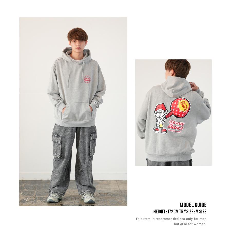 パーカー メンズ SIDEWAY STANCE サイドウェイスタンス オリジナルプリント グラフィック スウェット キャンディボーイ オーバーサイズ アメカジ カジュアル | improves | 14