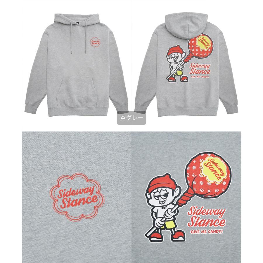 パーカー メンズ SIDEWAY STANCE サイドウェイスタンス オリジナルプリント グラフィック スウェット キャンディボーイ オーバーサイズ アメカジ カジュアル | improves | 22