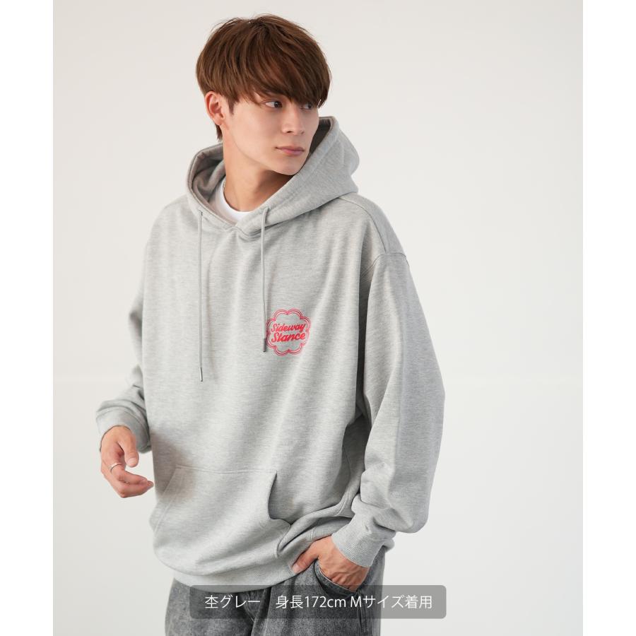 パーカー メンズ SIDEWAY STANCE サイドウェイスタンス オリジナルプリント グラフィック スウェット キャンディボーイ オーバーサイズ アメカジ カジュアル | improves | 12