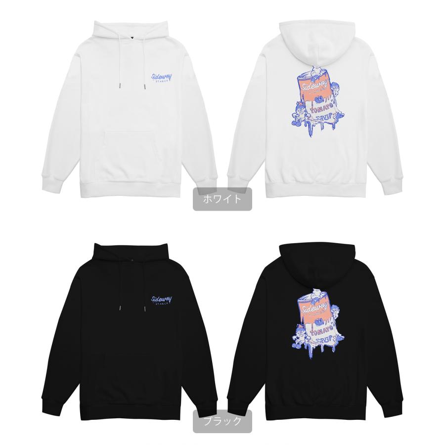 パーカー メンズ SIDEWAY STANCE サイドウェイスタンス オリジナルプリント グラフィック スウェット トマト缶 ボーイ オーバーサイズ アメカジ カジュアル | improves | 21