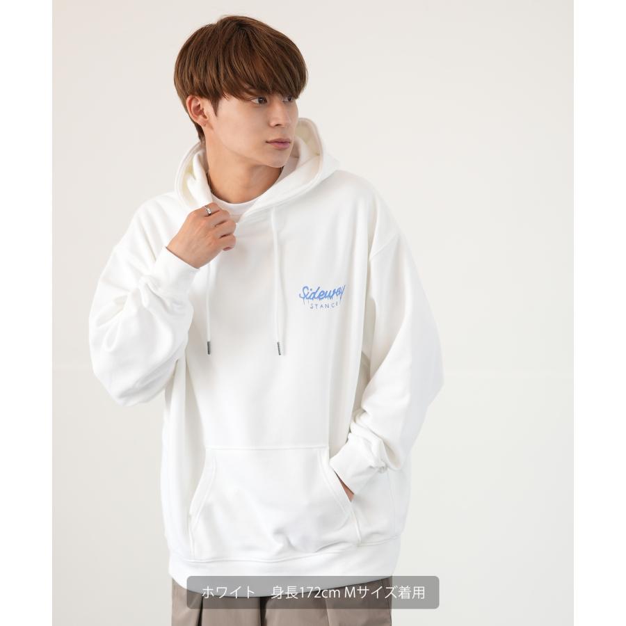 パーカー メンズ SIDEWAY STANCE サイドウェイスタンス オリジナルプリント グラフィック スウェット トマト缶 ボーイ オーバーサイズ アメカジ カジュアル | improves | 05