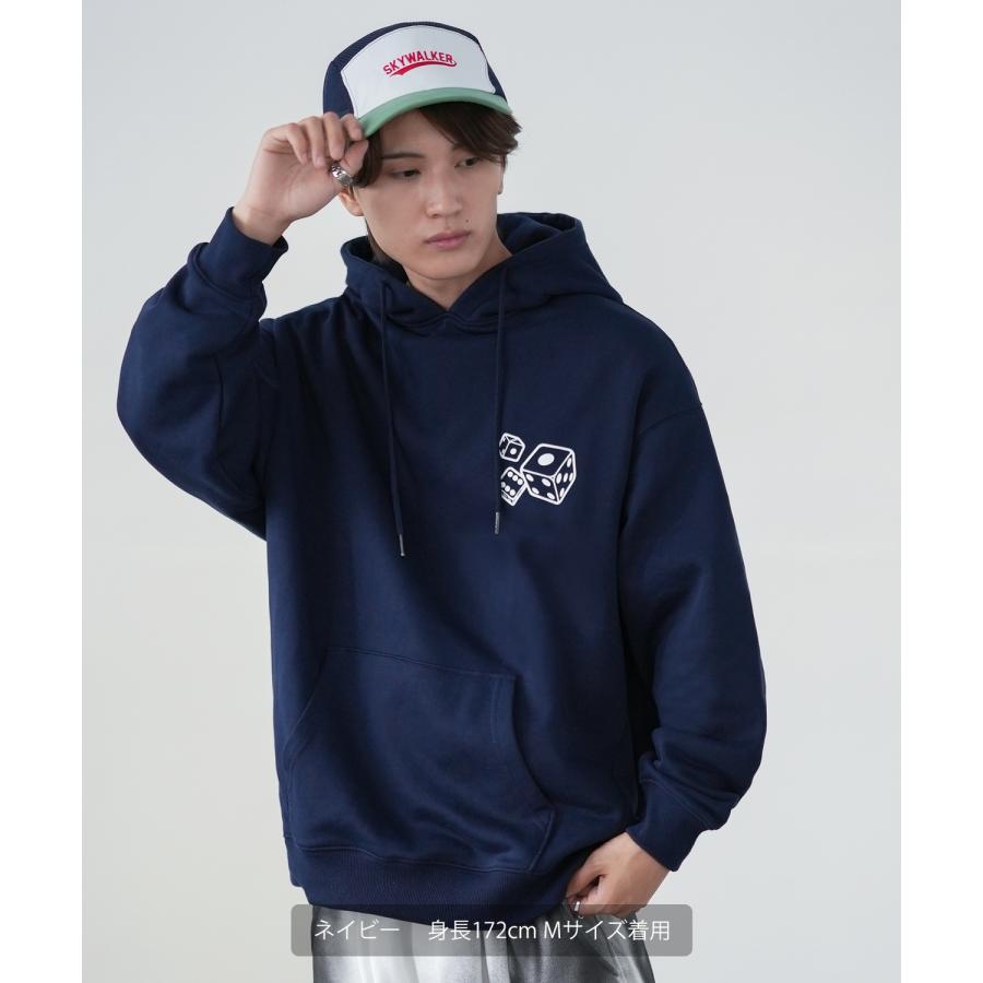 パーカー メンズ SIDEWAY STANCE サイドウェイスタンス オリジナルプリント グラフィック スウェット ダイス タギング オーバーサイズ アメカジ カジュアル | improves | 14