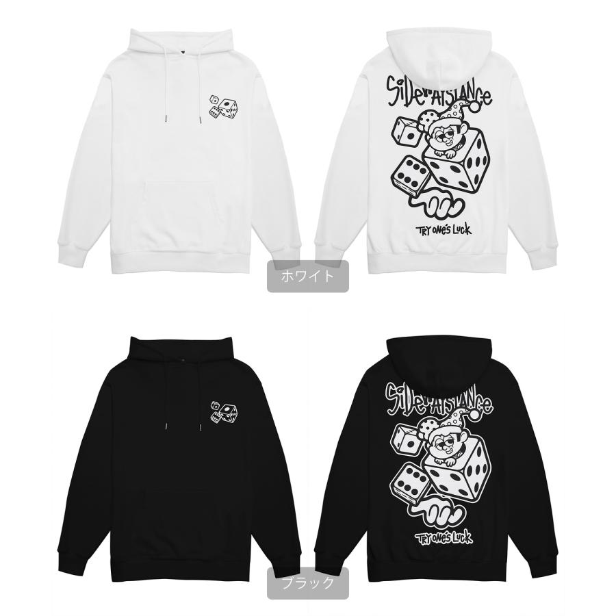 パーカー メンズ SIDEWAY STANCE サイドウェイスタンス オリジナルプリント グラフィック スウェット ダイス タギング オーバーサイズ アメカジ カジュアル | improves | 21