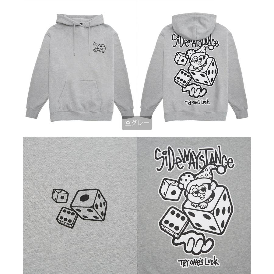 パーカー メンズ SIDEWAY STANCE サイドウェイスタンス オリジナルプリント グラフィック スウェット ダイス タギング オーバーサイズ アメカジ カジュアル | improves | 22