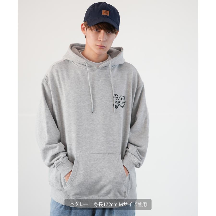 パーカー メンズ SIDEWAY STANCE サイドウェイスタンス オリジナルプリント グラフィック スウェット ダイス タギング オーバーサイズ アメカジ カジュアル | improves | 11