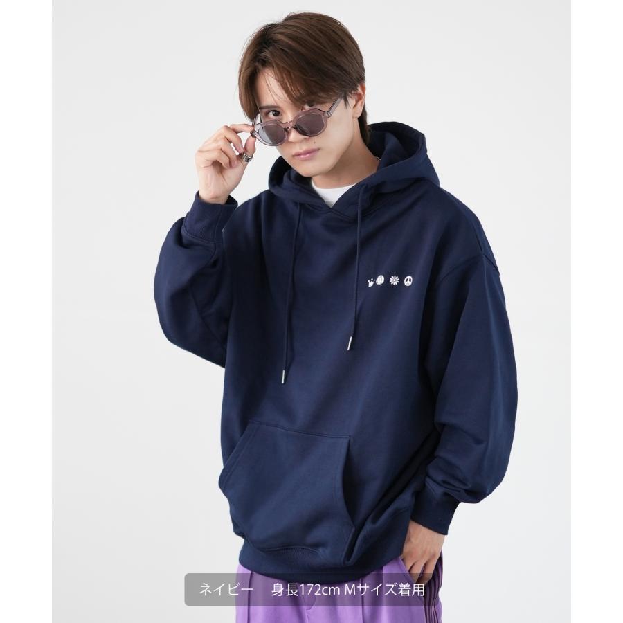 パーカー メンズ SIDEWAY STANCE サイドウェイスタンス オリジナルプリント グラフィック スウェット モノグラムベア オーバーサイズ アメカジ カジュアル | improves | 14