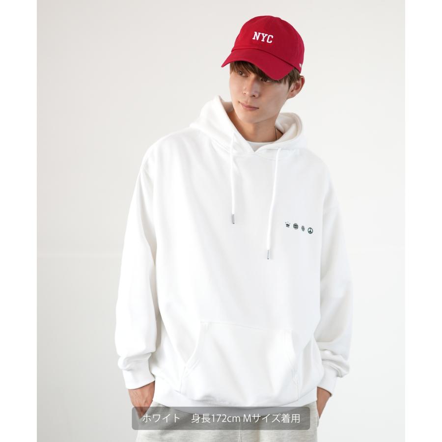 パーカー メンズ SIDEWAY STANCE サイドウェイスタンス オリジナルプリント グラフィック スウェット モノグラムベア オーバーサイズ アメカジ カジュアル | improves | 05