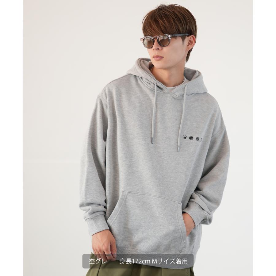 パーカー メンズ SIDEWAY STANCE サイドウェイスタンス オリジナルプリント グラフィック スウェット モノグラムベア オーバーサイズ アメカジ カジュアル | improves | 11