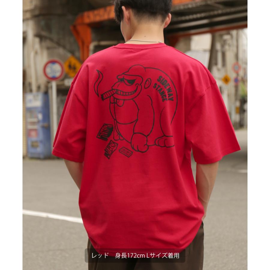半袖Tシャツ メンズ SIDEWAY STANCE サイドウェイスタンス オリジナルプリント ブレークゴリラ グラフィック カットソー アメカジ スケーター ストリート | improves | 13