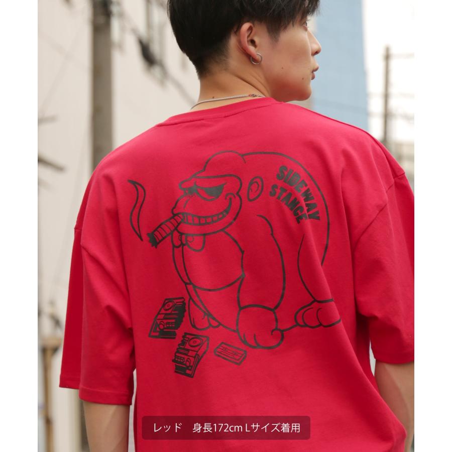 半袖Tシャツ メンズ SIDEWAY STANCE サイドウェイスタンス オリジナルプリント ブレークゴリラ グラフィック カットソー アメカジ スケーター ストリート | improves | 14