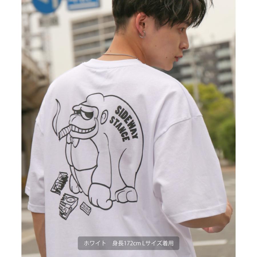 半袖Tシャツ メンズ SIDEWAY STANCE サイドウェイスタンス オリジナルプリント ブレークゴリラ グラフィック カットソー アメカジ スケーター ストリート | improves | 08