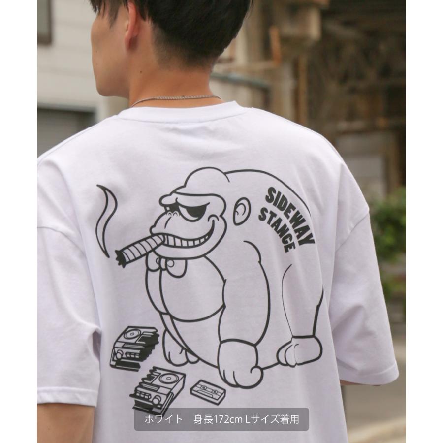 半袖Tシャツ メンズ SIDEWAY STANCE サイドウェイスタンス オリジナルプリント ブレークゴリラ グラフィック カットソー アメカジ スケーター ストリート | improves | 11