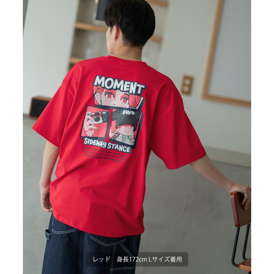 半袖Tシャツ メンズ SIDEWAY STANCE サイドウェイスタンス オリジナルプリント モーメントガール グラフィック カットソー アメカジ スケーター ストリート | improves | 14