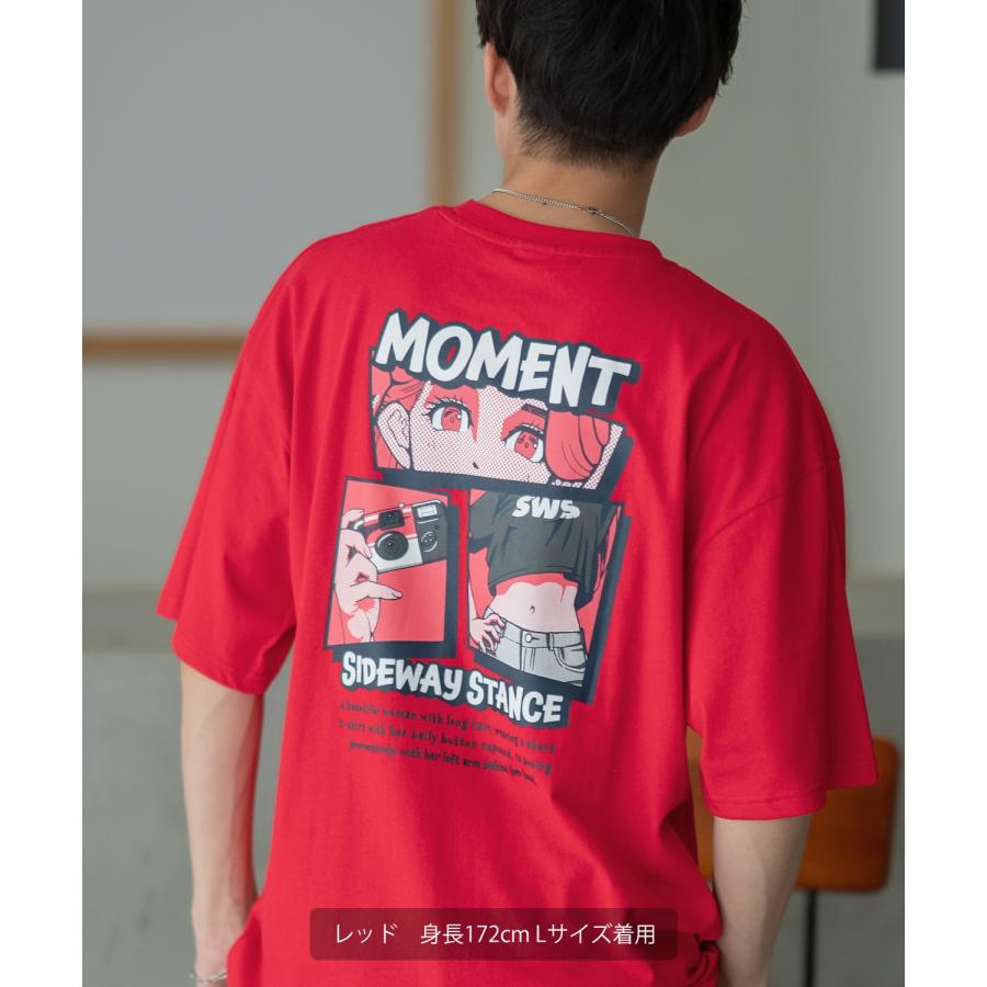 半袖Tシャツ メンズ SIDEWAY STANCE サイドウェイスタンス オリジナルプリント モーメントガール グラフィック カットソー アメカジ スケーター ストリート | improves | 15