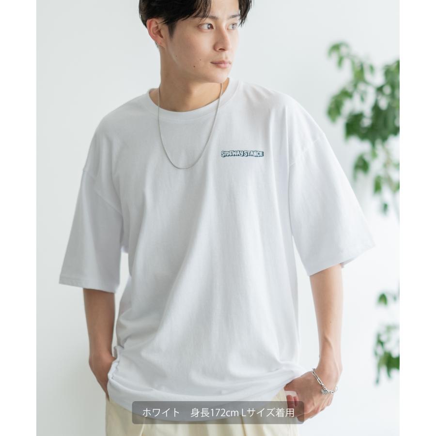 半袖Tシャツ メンズ SIDEWAY STANCE サイドウェイスタンス オリジナルプリント モーメントガール グラフィック カットソー アメカジ スケーター ストリート | improves | 04
