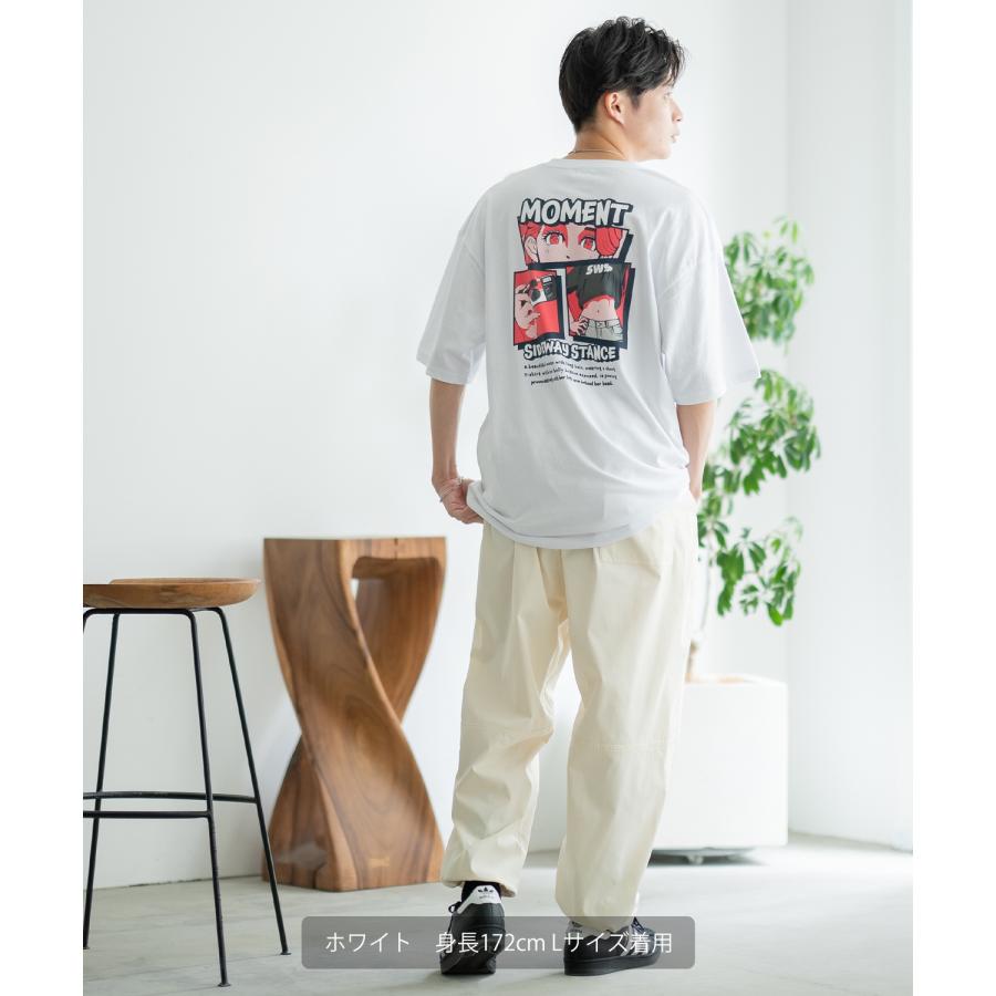 半袖Tシャツ メンズ SIDEWAY STANCE サイドウェイスタンス オリジナルプリント モーメントガール グラフィック カットソー アメカジ スケーター ストリート | improves | 07