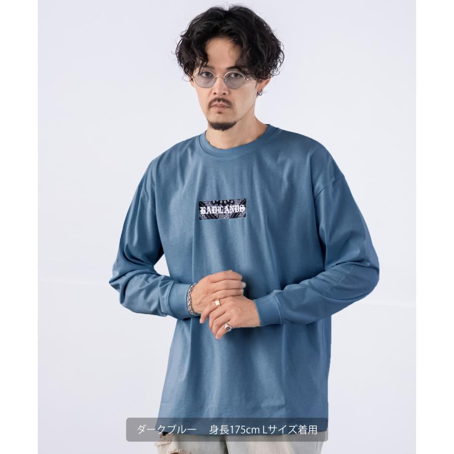 長袖Tシャツ メンズ SIDEWAY STANCE サイドウェイスタンス オリジナルプリント ペイズリーボックスロゴ グラフィック ロンT アメカジ スケーター ストリート | improves | 14