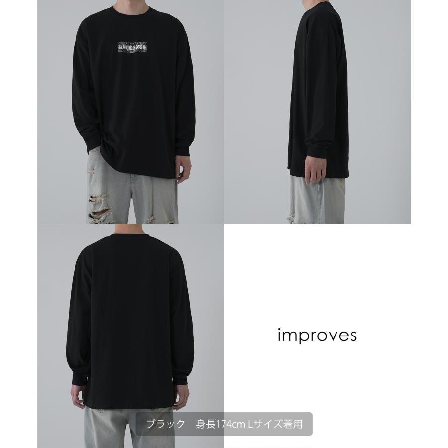 長袖Tシャツ メンズ SIDEWAY STANCE サイドウェイスタンス オリジナルプリント ペイズリーボックスロゴ グラフィック ロンT アメカジ スケーター ストリート | improves | 16