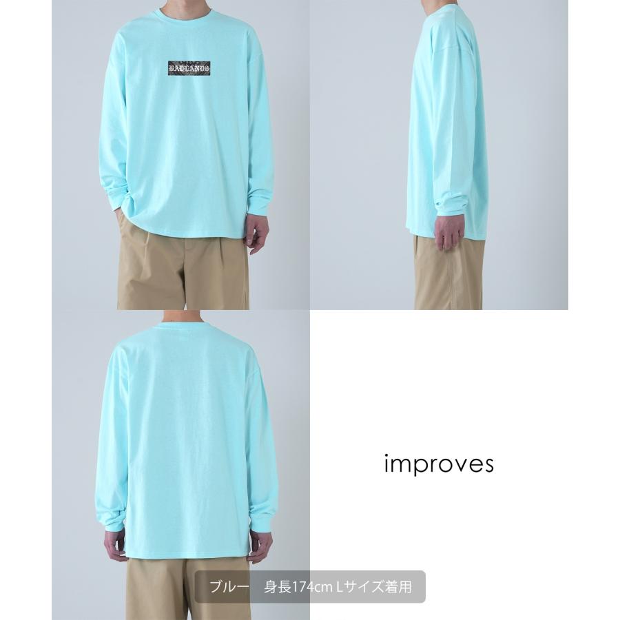 長袖Tシャツ メンズ SIDEWAY STANCE サイドウェイスタンス オリジナルプリント ペイズリーボックスロゴ グラフィック ロンT アメカジ スケーター ストリート | improves | 18