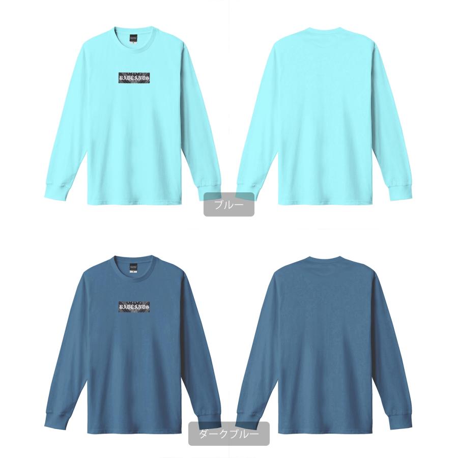 長袖Tシャツ メンズ SIDEWAY STANCE サイドウェイスタンス オリジナルプリント ペイズリーボックスロゴ グラフィック ロンT アメカジ スケーター ストリート | improves | 21