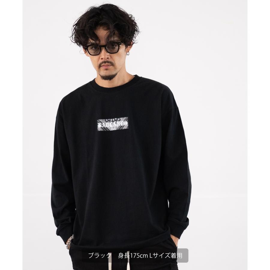 長袖Tシャツ メンズ SIDEWAY STANCE サイドウェイスタンス オリジナルプリント ペイズリーボックスロゴ グラフィック ロンT アメカジ スケーター ストリート | improves | 05